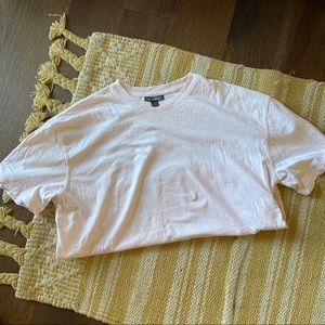 basic baby pink tee